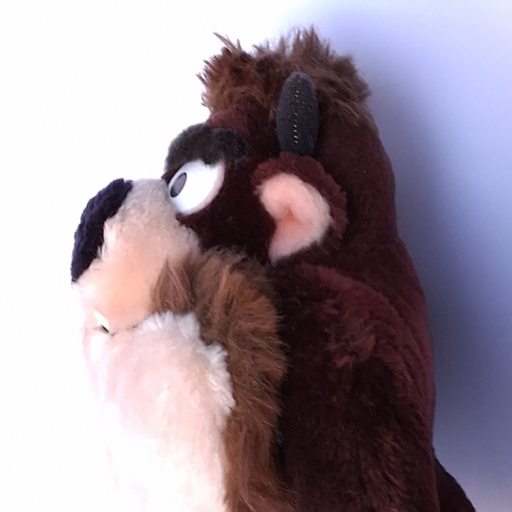 Vintage TAZ Stuffed Plush 1971 & 1995 Mighty & Mini Tasmanian Devil Looney Tunes - Picture 9 of 16